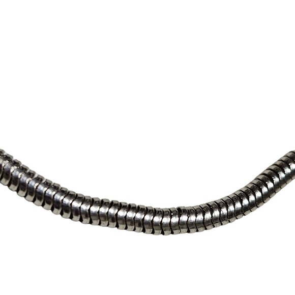 Elegant Silver Tone Snake Chain Bracelet Classic Minimalist Fashion Jewelry Wome - Picture 3 of 4